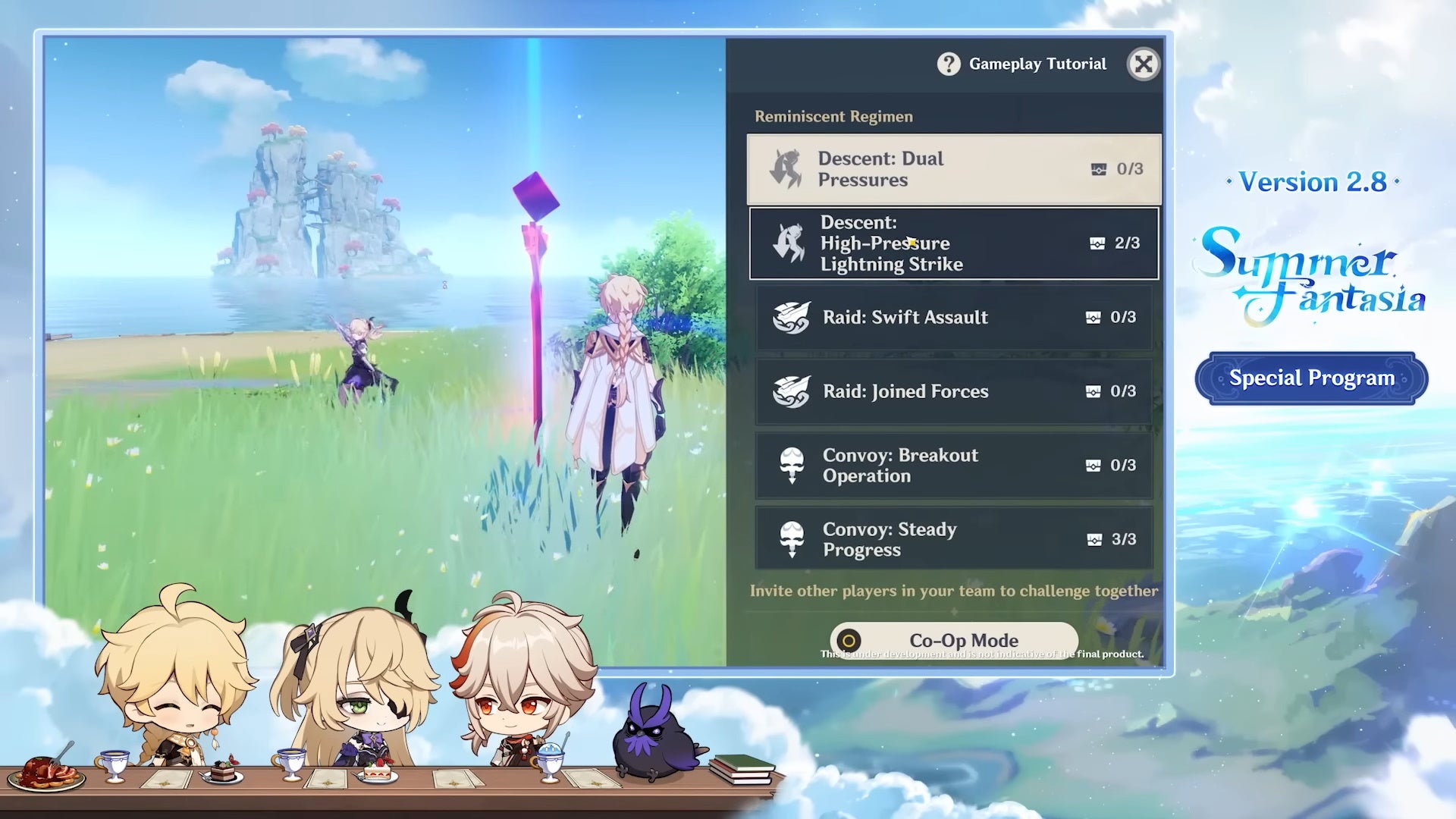 Genshin Impact 2.8 Banner and event details